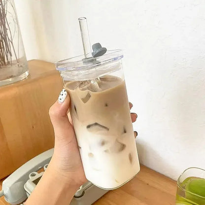 400ML Square Heat-Resistant Glass Cup