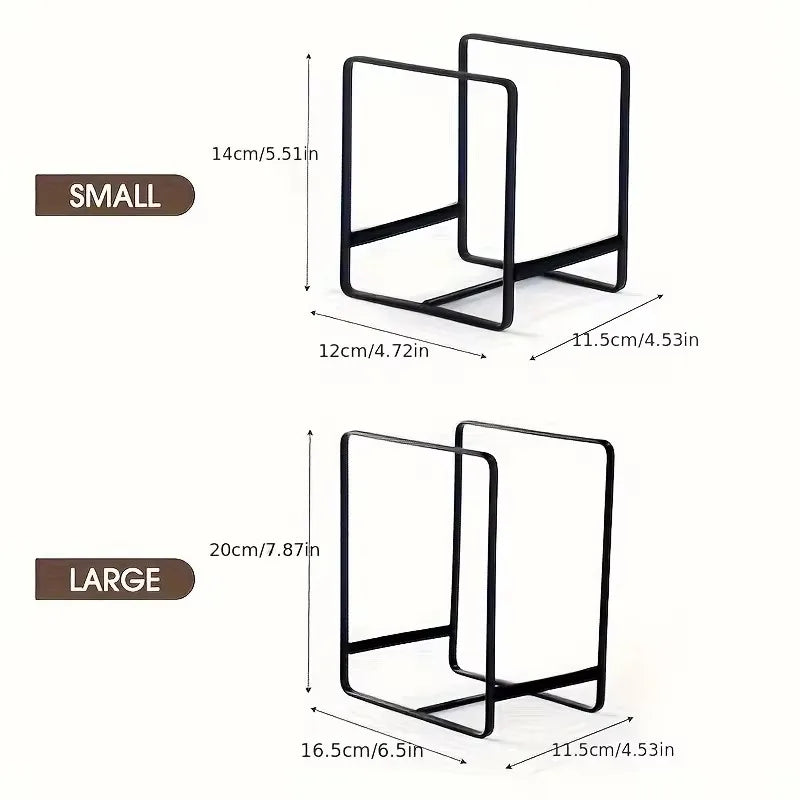Layered Iron Plate Storage Rack