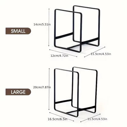 Layered Iron Plate Storage Rack
