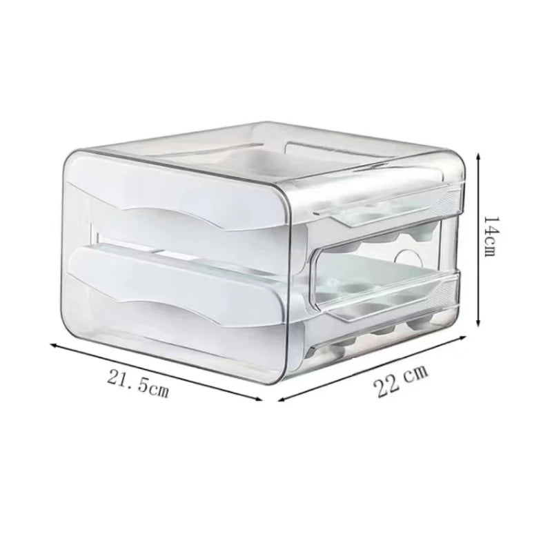 Two-Layer Refrigerator Egg Storage Box