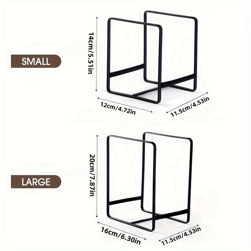 Layered Iron Plate Storage Rack