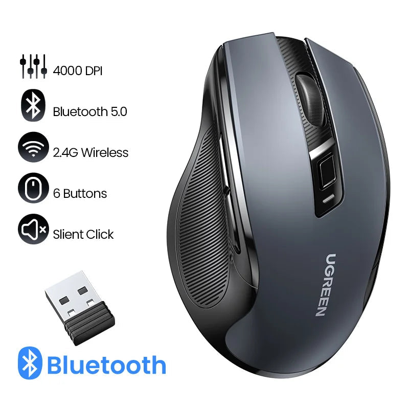 Bluetooth 5.0 Wireless Ergonomic Mouse