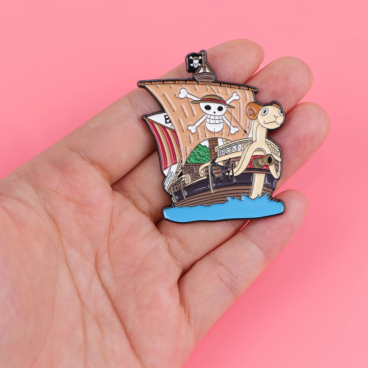 Enamel brooch pin set