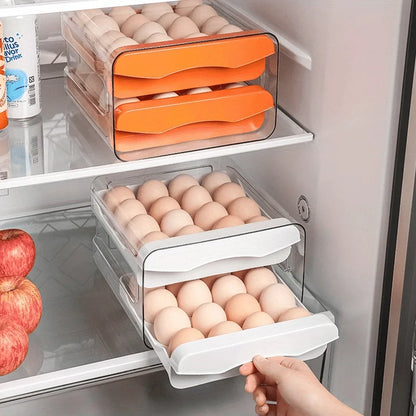 Two-Layer Refrigerator Egg Storage Box