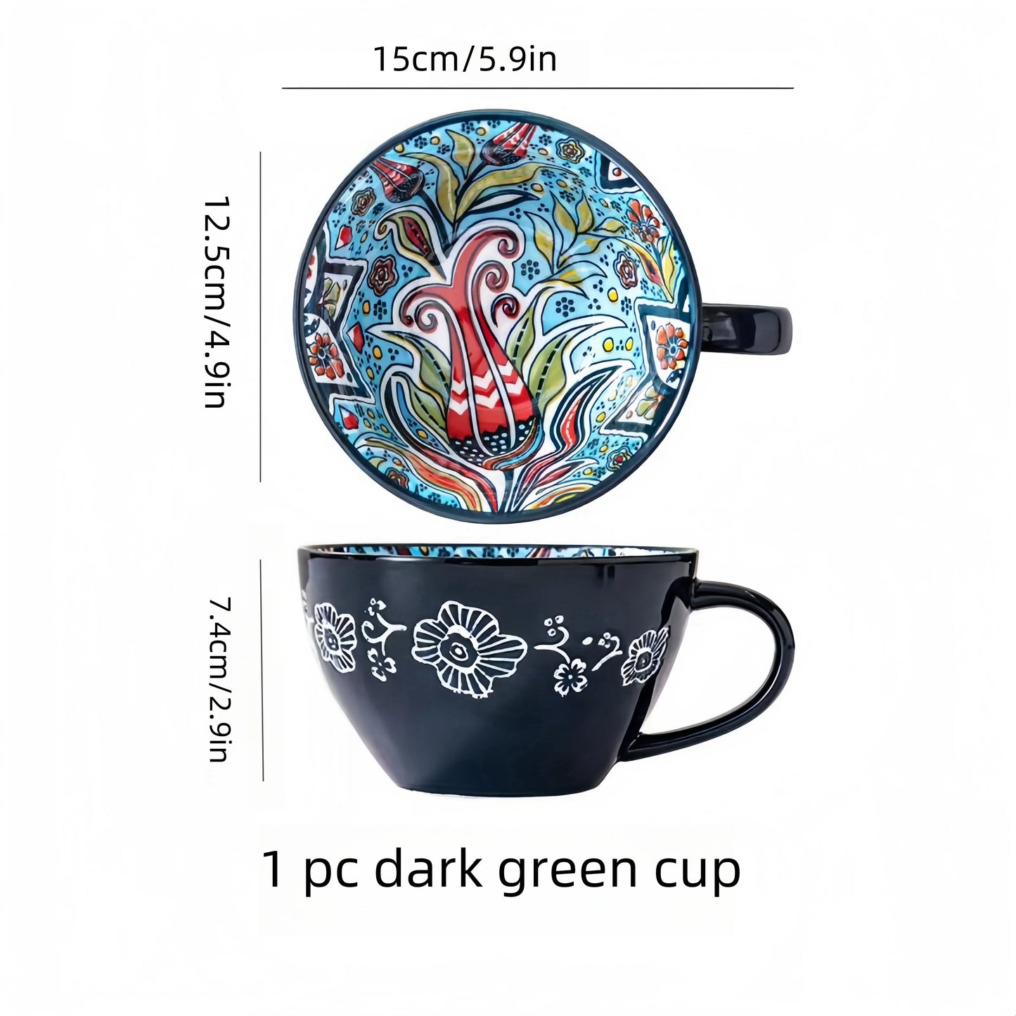 Bohemian Morning Tea Ceramic Mug