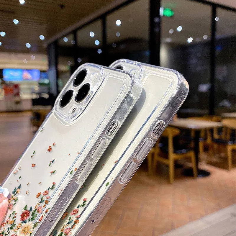 Flower Liquid Silicone Phone Case