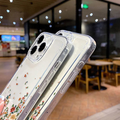 Flower Liquid Silicone Phone Case