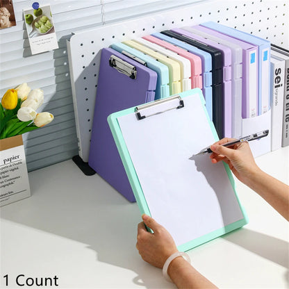 Multifunctional document folder and writing board
