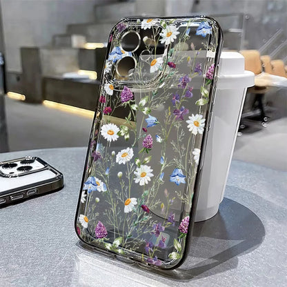 Flower Liquid Silicone Phone Case