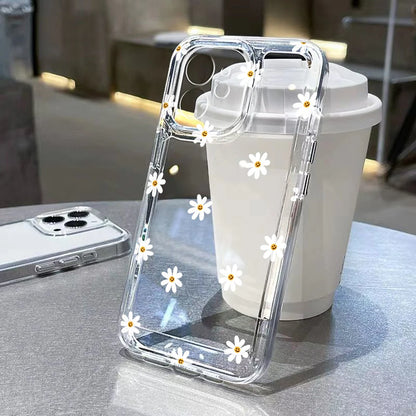 Transparent Floral Phone Case