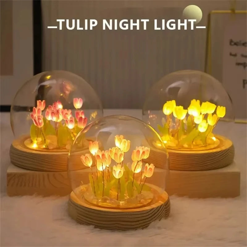 Mini tulip night light