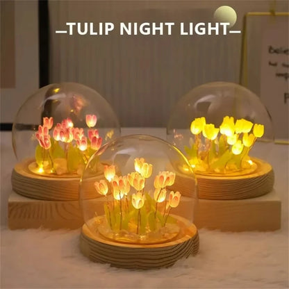 Mini tulip night light