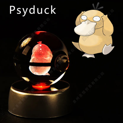 Pokemon 3D Crystal Ball LED Night Light