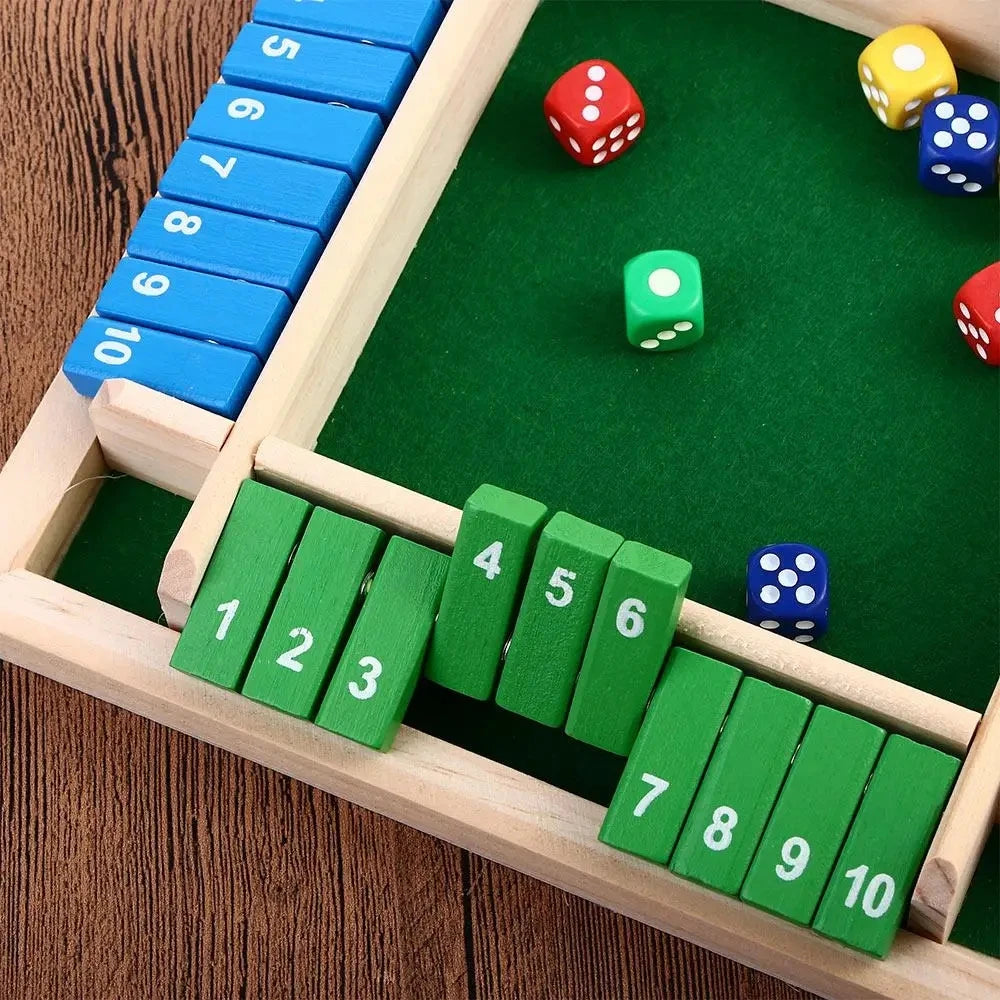 Four-sided flip card game