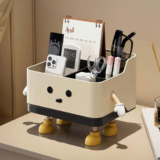 Multifunctional desktop storage box