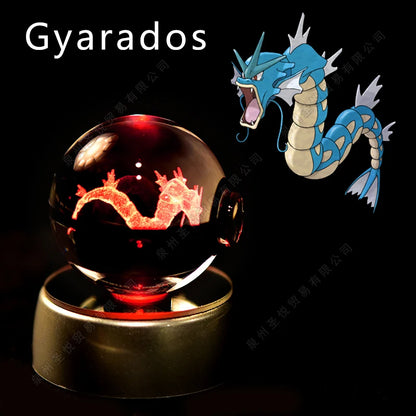 Pokemon 3D Crystal Ball LED Night Light