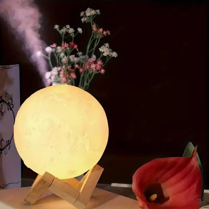 LED moon galaxy night light