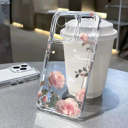 Flower Liquid Silicone Phone Case