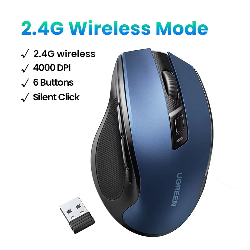 Bluetooth 5.0 Wireless Ergonomic Mouse