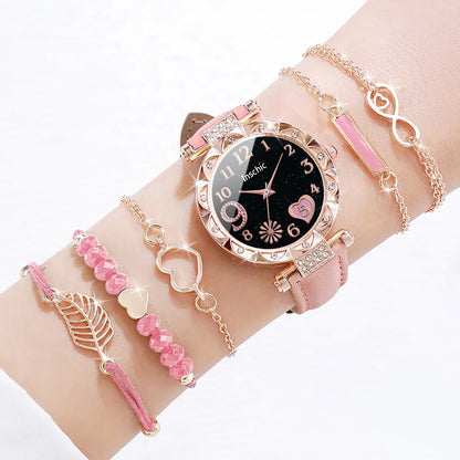 Fashion Heart Dial Watch