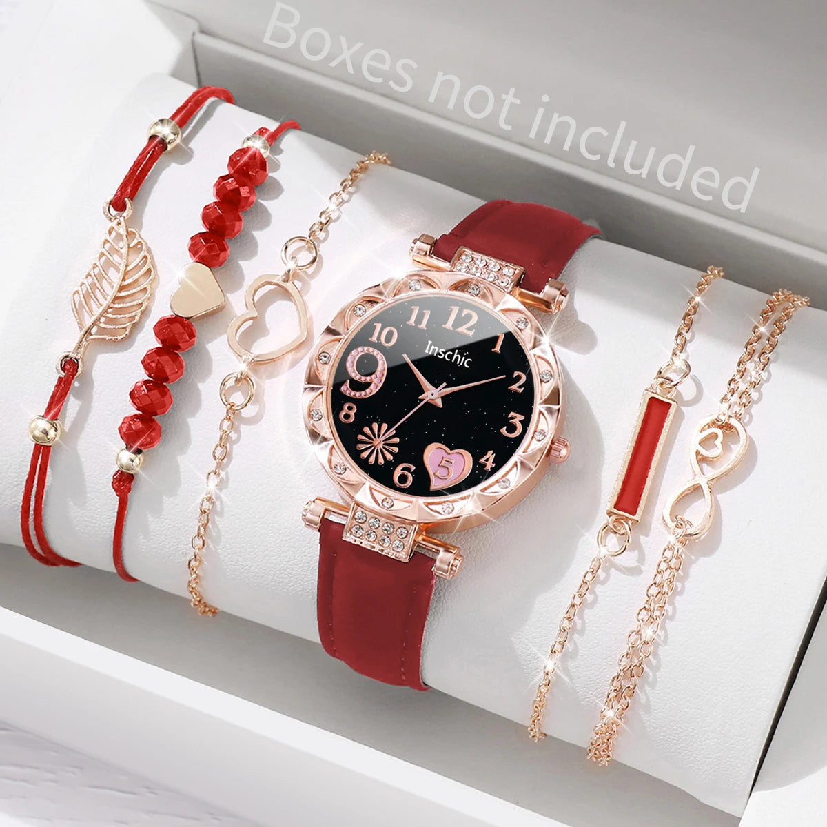 Fashion Heart Dial Watch