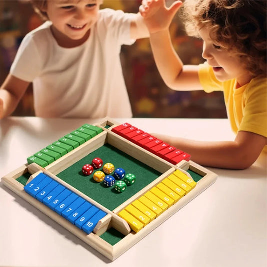 Four-sided flip card game