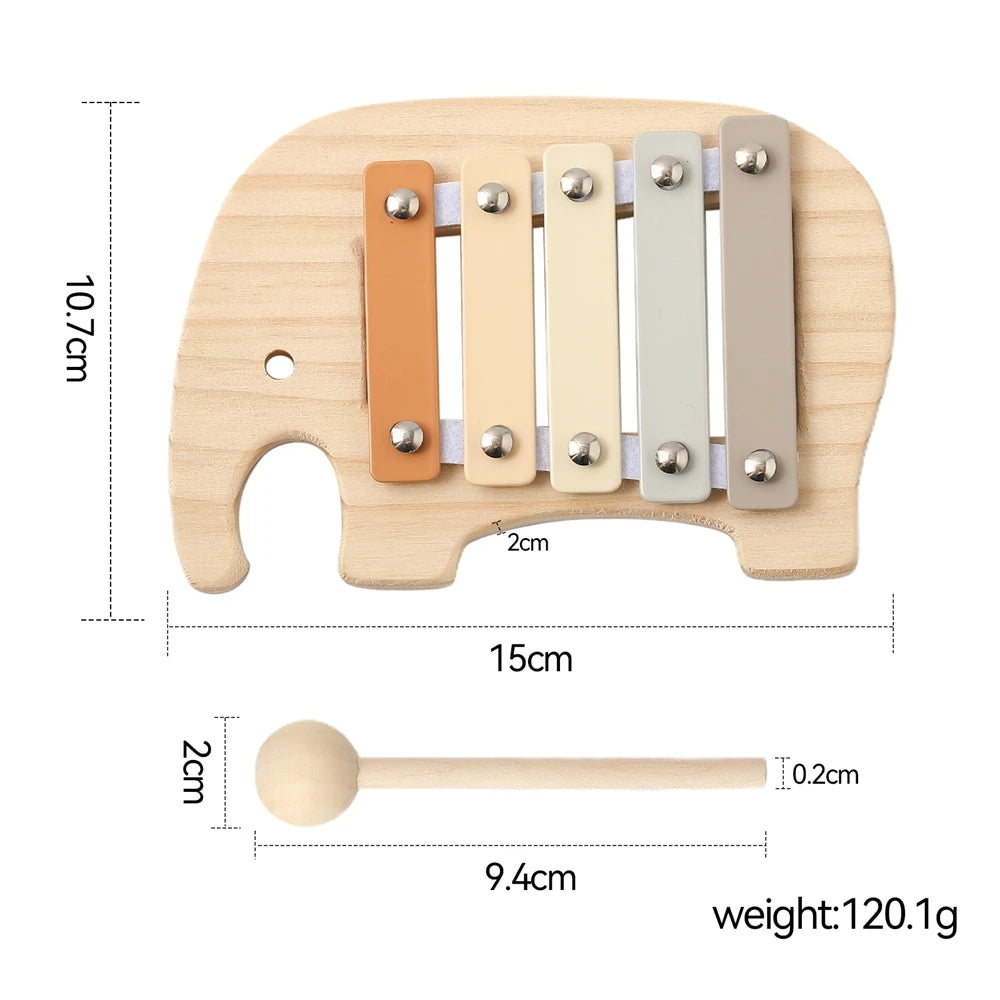 Wooden musical educational toy