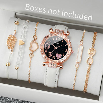 Fashion Heart Dial Watch