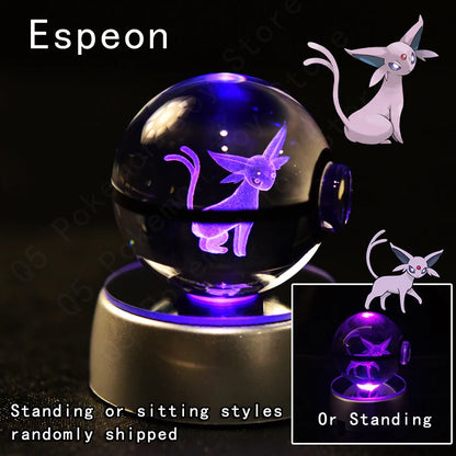 Pokemon 3D Crystal Ball LED Night Light