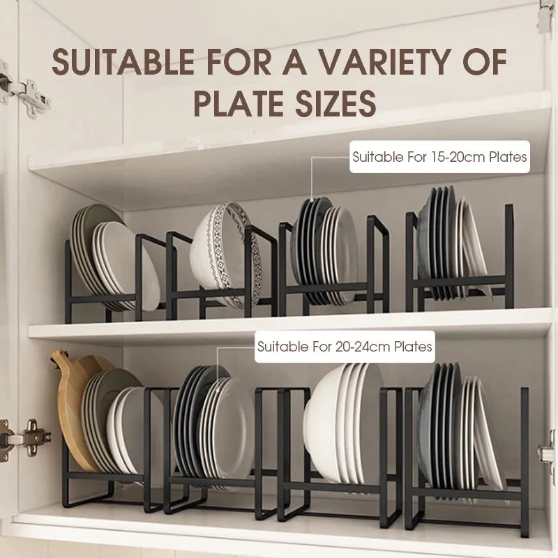 Layered Iron Plate Storage Rack