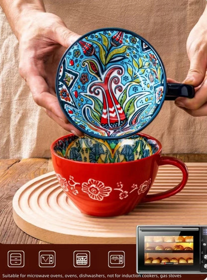 Bohemian Morning Tea Ceramic Mug
