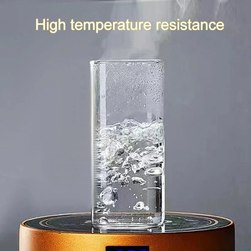 400ML Square Heat-Resistant Glass Cup