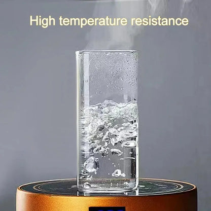 400ML Square Heat-Resistant Glass Cup