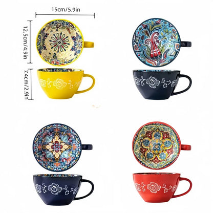Bohemian Morning Tea Ceramic Mug
