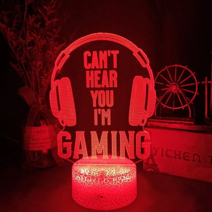 3D LED Gaming Lamp