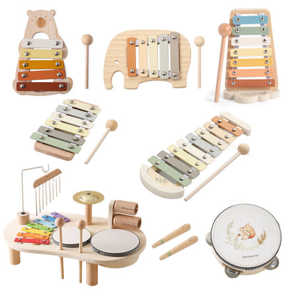 Wooden musical educational toy