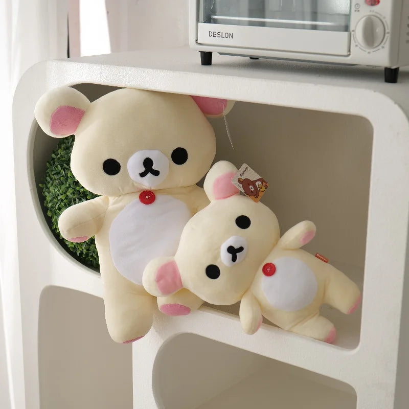 Kawaii Rilakkuma Plush Bear Doll