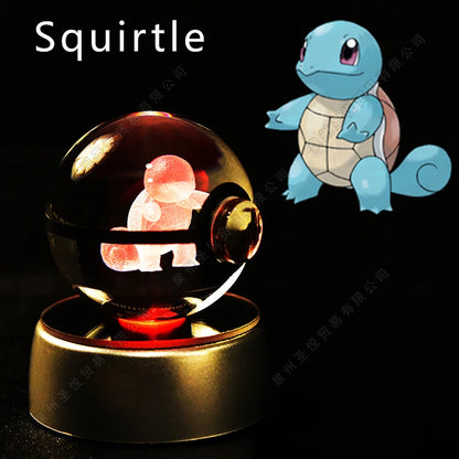 Pokemon 3D Crystal Ball LED Night Light