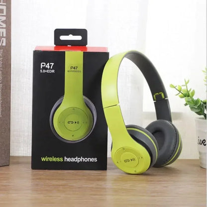 Bluetooth Wireless Foldable HiFi Stereo Headphones
